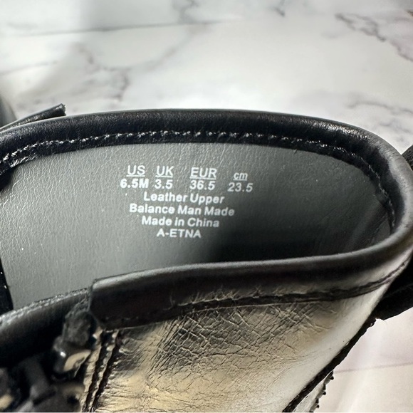 Franco Sarto Etna Leather Boot Size 6.5 Black - Picture 7 of 10